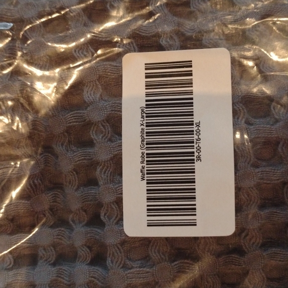 Brooklinen waffle robe grey XL  new in package - Picture 2 of 3